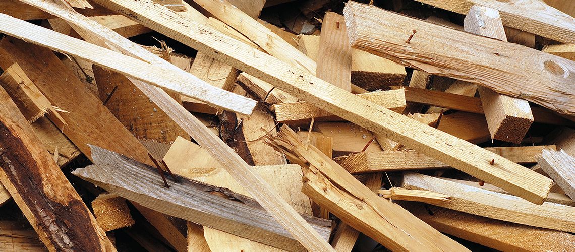 Wood recycling process